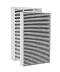 Carbon Infused Allergen Reduction And Odor Removal HEPA Replacement Filter For Filtrete C01 T02 Room Air Purifiers 2 Pack