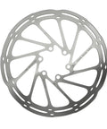 CenterLine 180mm Disc Brake Rotor, 6-Bolt, 2.0mm, Silver, High-Performance Steel Rotor Built For Heat Dissipation, Stable Braking