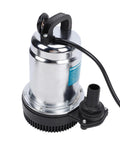 Badass Cordless Submersible Sump Pump Delivers 1003 GPH Power to Blast Through Flooded Basements Pools and Rain Barrels with Hassle Free Battery Powered Mobility That Actually Works Sweet with a metal casing and side handle.
