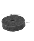 Versatile 6pcs Nylon Buffing Wheel Set With 10mm Hole For Grinding And Polishing Metal Hardware Furniture Auto Parts Stone Marble Tools Ready To Shine, 2.95in diameter buffing wheel.