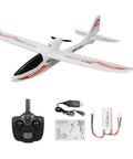 Three Channel RC Airplane For Adults And Beginners, Sky King Inspired Fighter Glider With 2.4GHz 6 Axis Gyro Stabilizer, Ready To Fly shown with accessories