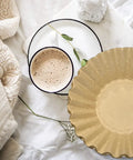 Extra Large Coffee Filters For 12 To 16 Cup Makers For Commercial Or Home Brewers, Mega Wide 9.75 Inch Basket, filter on table
