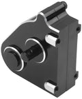 Rock Solid Heavy Duty Metal Transfer Case Gearbox For 112 Scale Rc Crawlers featuring angled view highlighting steel construction.