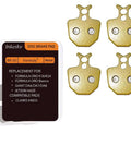 Metal Disc Brake Pads For Electric Bikes Fits Jetson Haze Formula ORO K18 K24 Bianco Giant DA6 DA7 DA8, 4 pads with packaging
