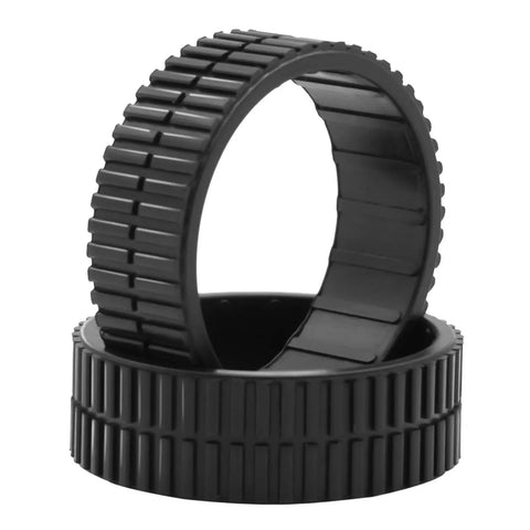 Robot Vacuum Wheel Tire Covers For 380 380T 320 Mint 5200 Rubber Wheel Skins Easy Install All Surface Protection Pet Hair Debris Guard Spare Parts Accessory For Home Vacuums black rubber caster wheel cover