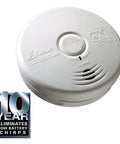 Worry Free Kitchen Photoelectric Smoke And Carbon Monoxide Alarm With 10 Year Sealed Battery End Of Life Warning Easy Bracket Activation