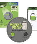 Wireless Propane Tank Gauge With Magnetic Sensor And Smart App Connectivity package and app display