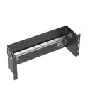 Badass Build Solid 4Ru Industrial Automation Bracket For Standard Eia 19 Inch Rack Cabinet with black steel design.