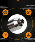 Cordless Rivet Gun Adapter Kit With 2.4mm 3.2mm 4.0mm And 4.8mm Heads showing close-up of metal gripping end