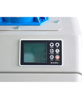 Control panel of Industrial Grade Portable Air Conditioner With Triple Cold Air Nozzles To Crush Summer Heat Fast Covers Two Thousand Six Hundred Square Feet For Workshops And Server Rooms Features Quick Clean Washable Filters And Rolls Anywhere You Need It.