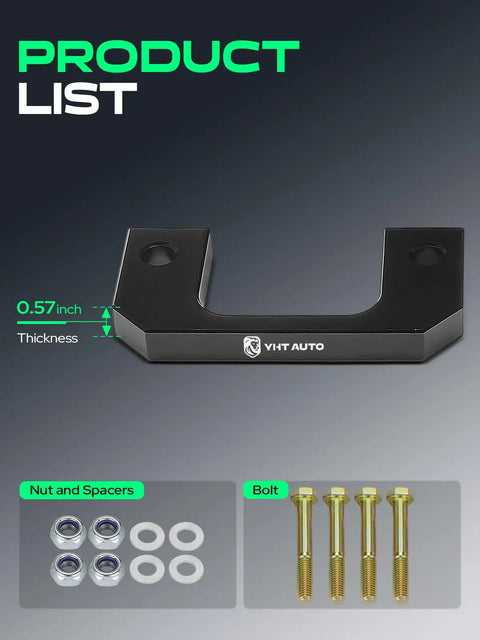 1 Inch Front Leveling Lift Kit For Chevy Silverado 1500 Tahoe Avalanche Suburban GMC Sierra Yukon XL RWD 4WD parts