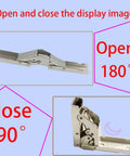 Two Piece 90 Degree Folding Hidden Hinge For Tables And Cabinets Built Tough Heavy Duty Bracket Hardware Made From Cold Rolled Steel