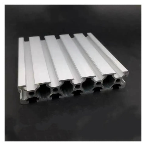 Badass 20100 Aluminum Extrusion With Hella Clean Cable Routing Slot For CNC And 3D Printer Rigs T Slot Wire Channel Profile, showing 20x100mm cross-section.