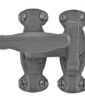 2 Inch Black Wrought Iron Door Latch Lock Antique Style Slide Latch For Cabinets Windows Or Cupboards Rust Resistant