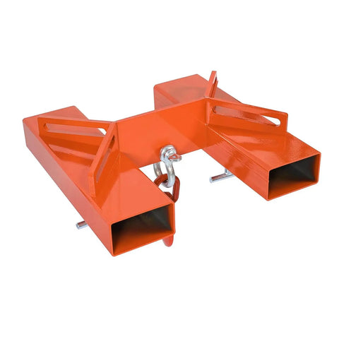 3 Ton Workhorse Forklift Mobile Crane Attachment With Truss Jib Boom Hoist Dual Hooks Heavy Duty Extension For Pallet Forks 6600 Lbs