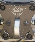 Beefed Up Radius Rods Plate For Can Am Maverick X3 Heavy Duty 6061 Billet Aluminum Plate With D Ring Black Anodized Finish For Extreme Off Road Performance And Durability on installed X3 rear suspension