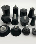 40 Pack Adjustable Rubber Feet Pads M6 M8 With Screws For Tables And Chairs, various shapes and sizes shown