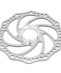 Floating 160mm Bike Brake Rotor For 6 Bolt Disc Brakes Easy Install Direct Swap High Performance Aluminum Rotor Smooth Stopping Works With Freewheel Threaded Hubs
