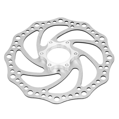 Floating 160mm Bike Brake Rotor For 6 Bolt Disc Brakes Easy Install Direct Swap High Performance Aluminum Rotor Smooth Stopping Works With Freewheel Threaded Hubs