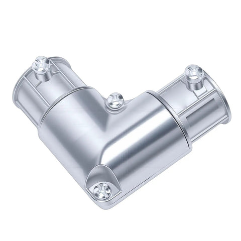 Rock Solid 3/4 Inch EMT Conduit Fitting Inside Corner Pull Elbow 90 Degree Bend, robust zinc material for tight electrical installations.