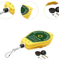 Spring Balancer Hanging Fixture Holder With Lock For Easy Tool Handling Pro Grade Portable Retractable Support 0.5kg To 1.5kg Weight Capacity Ideal For Workshops Garages And Job Sites, yellow steel body