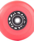 Front view of a red 68mm 90A Ripster Wheel with ABEC 9 Bearings for a Mini Ripstik Ripstick Mini 2-Wheeled Caster Board Carving Wave Board.