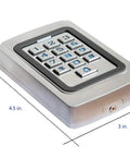 IP68 Waterproof Digital Wired Keypad In Tough Metal Case For Outdoor Gates And Garage Doors 12V Or 24V DC Power Universal Gate