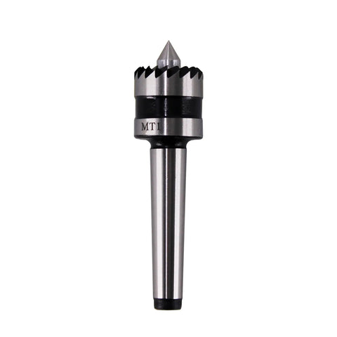Heavy Duty Wood Lathe Drive Center 1MT with Five Eighth Inch Crown 40Cr Alloy Steel Strong Grip Teeth