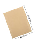 Premium Kraft Bubble Mailers Set Of 20 22x34cm thick padded self sealing shockproof shipping envelopes shown with dimensions