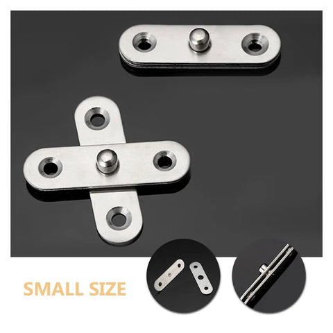20 Pcs Hidden Door Hinges For Secret Doors, 360 Degree Rotatable, 201 Stainless Steel, small size, concealed mounting
