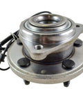 Front Steering Suspension Kit With Wheel Bearings Tie Rods Ball Joints End Links For Jeep Commander 2006 2010 part showing metal wheel bearing assembly.
