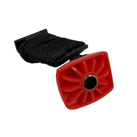 Red magnetic treadmill safety key replacement for NordicTrack T6.5S and T6.7S models, emergency stop lock switch part 347877