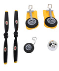 RC Airplane Propeller Kit And Spare Parts Set With Landing Gear Wheels And Fairing For Easy Installation XK A300