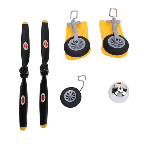 RC Airplane Propeller Kit And Spare Parts Set With Landing Gear Wheels And Fairing For Easy Installation XK A300