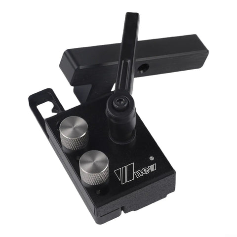 Heavy Duty Aluminum Miter Track Stop For 19mm T Slot T Tracks Router Table Sliding Limiter Block with ergonomic handle