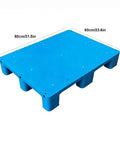 Heavy Duty Blue Plastic Pallet for Industrial Storage and Logistics Workhorse HDPE One Piece Pallet with dimensions 23.6x31.5 inches