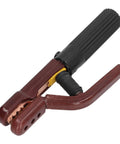 Professional FTVOGUE Welding Clamp Electric Pliers With Copper Electrode Holder showing insulated handle for steady grip.
