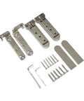 3D Adjustable Concealed Hinge For Heavy Wooden Doors With Hidden Door Hardware kit with screws and tools.