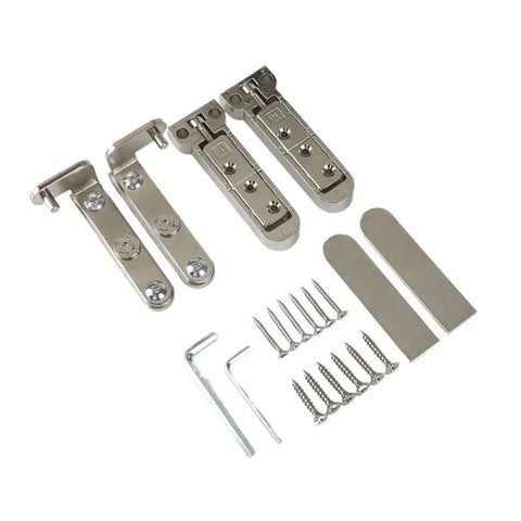 3D Adjustable Concealed Hinge For Heavy Wooden Doors With Hidden Door Hardware kit with screws and tools.