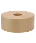 Top Shelf Brown Kraft Gummed Paper Packaging Tape 3 Inch By 600 Foot Water Activated Roll for sealing cartons.