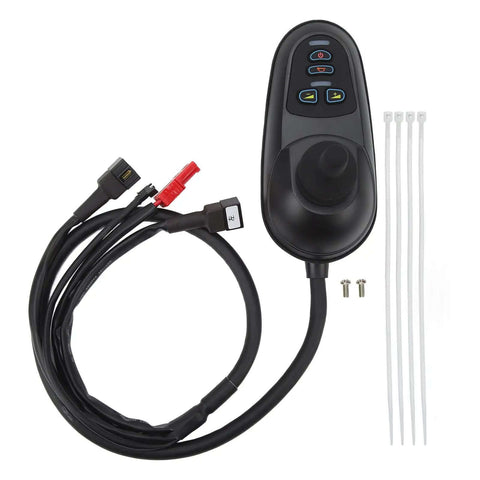 24V Electric Wheelchair Joystick Controller With Brake Connector for Easy Speed and Direction Control in Mobility Aids