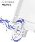 Magnetic Switch Guards For Flat Rocker Switches White 4 Pack with Neodymium Magnet detail