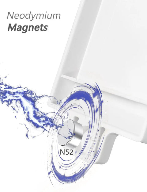 Magnetic Switch Guards For Flat Rocker Switches White 4 Pack with Neodymium Magnet detail