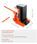 Heavy Duty Hydraulic Toe And Top Lift Jack Delivering 20 Ton Muscle For Tough Auto And Industrial Tasks With Quick Toe Extension and No Sweat Heavy Hauling All Day Long, 11.7x8.3x12.4 inches.