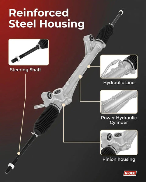 Diagram of Ford Power Steering Rack And Pinion Assembly Direct OE Replacement For 2008-2012 Ford Escape And 2008-2011 Mercury Mariner