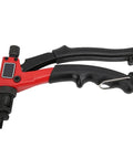 Rivet Nut Gun Kit Hand Riveter Manual Setter Tool M3 To M6 with red and black comfy grip and heavy-duty build