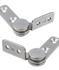 Three Newton Meter Torque Shaft Damping Hinges For Folding Tables Cabinets Doors And Windows, 0.68 Inch Shaft, 304 Stainless Steel
