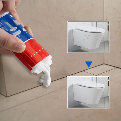 All Purpose Tile Crack Filler Adhesive For Tiles And Surfaces High Strength Repair Paste for ceramic repair near toilet