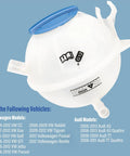 Coolant Overflow Reservoir Expansion Recovery Tank Replacement For VW Jetta Golf Passat Beetle And Audi A3 TT Quattro, fits multiple models
