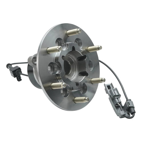4WD Front Wheel Bearing Hubs Assembly Fits Chevy Colorado 2004 2005 2006 2007 2008, GMC Canyon 2004 2005 2006 2007 2008, Isuzu I350 2006, I370 2007 2008, 6 Lug With ABS, Bolt On Heavy Duty Replacement